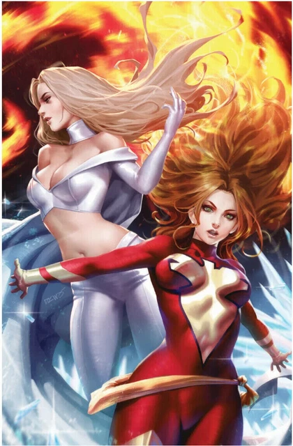 Giant Size X-Men Jean Grey & Emma Frost 1 Derrick Chew Virgin Variant Nm