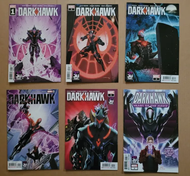 Darkhawk (Vol 2) 1 2 3 4 5 + Heart of the Hawk One-Shot Hi-Grade Marvel Lot of 6