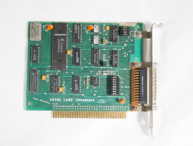 VINTAGE IBM SERIAL Async card 8 bit ISA ISA731 £9.29 - PicClick UK