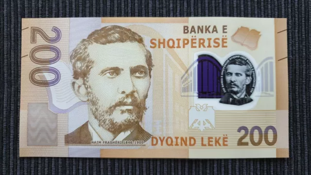 ALBANIA 200 Leke 2019 P New First Prefix AA UNC Banknote
