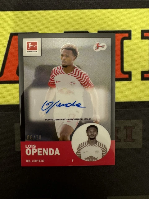 Carte Topps Chrome Bundesliga Ultrabeam Lois Openda /10 - RB Leipzig 2024-25 Near Mint