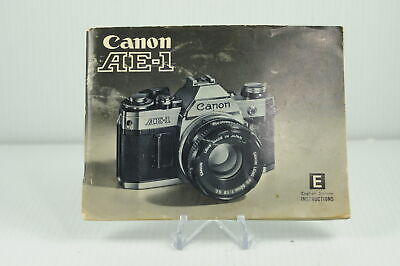 Manual de instrucciones para cámara Canon AE-1 #G487