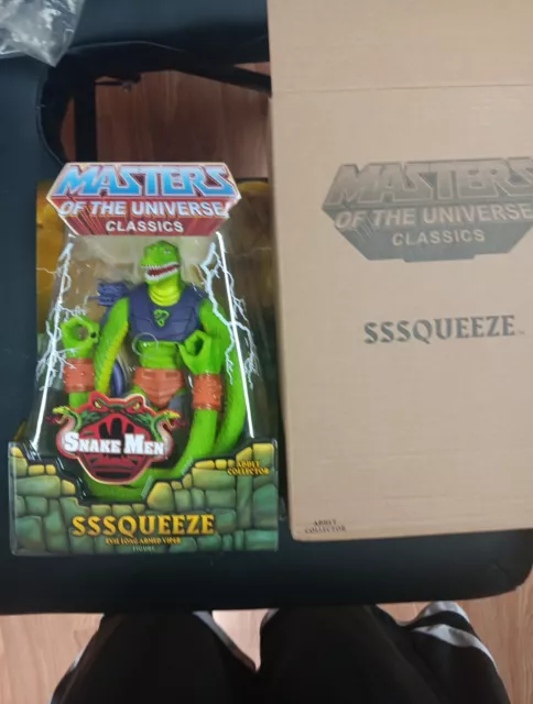 MOTU He-Man CLASSICS Ssssquese Matty MASTERS UNIVERSE SDCC Collection