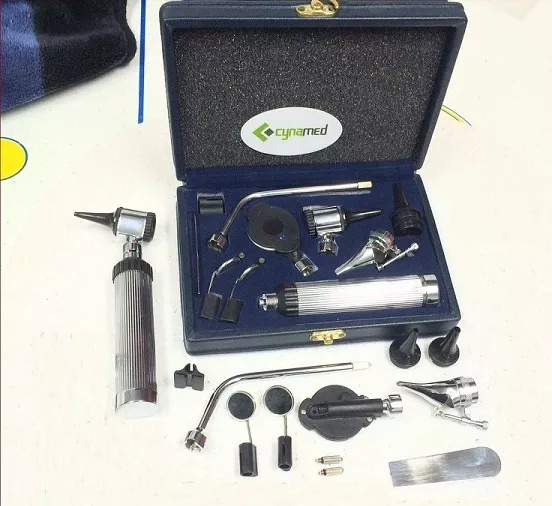 Otoscope & Ophthalmoscope Set ENT Surgical Instruments         CynaMed Brand