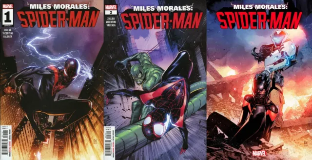 Miles Morales Spider-Man 1 2 & 3 Nm Cover A Set Marvel Comics 2023