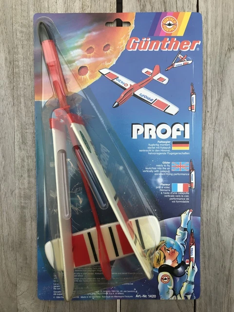 Hélicoptère à Lanceur Günther Flugspiele – Modèle Ranger – Ref. 1642 – 1980 – Rare