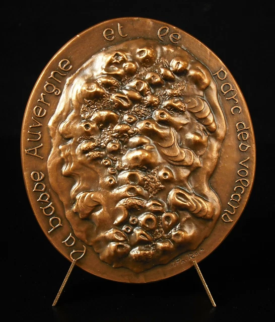 Grande Médaille En Cuivre 'Les Monuments De Paris' Par Jean Philippe Roch