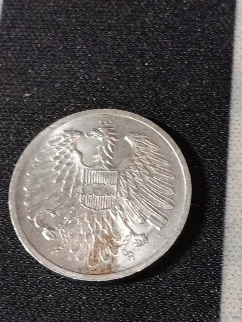 🇦🇹 1954 Austria 2 Groschen - (AU) KM#2876 - Aluminum World Coin - O/411 2