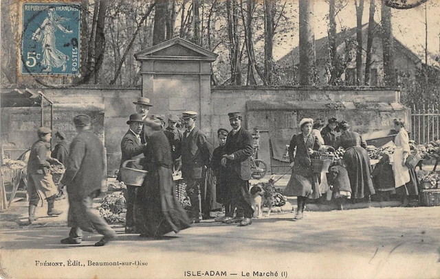 Cpa 95 L'isle Adam Le March