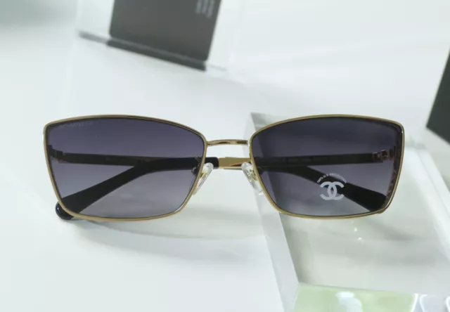Craving, Chanel, women sunglasses full frames metal color gold and bl