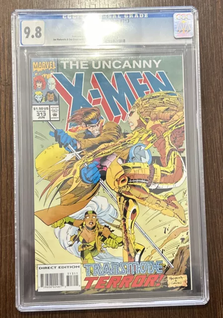 UNCANNY X-MEN #313 CGC 9.8 Gambit Joe Madureira Cover