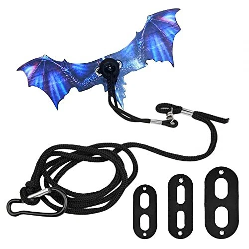 Bearded Dragon Leash, Adjustable Portable Reptile Leash with Cool Wings for