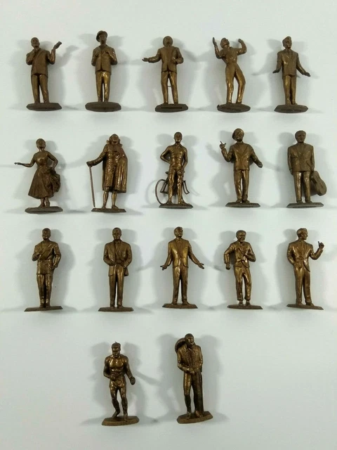 Ensemble De 26 Personnages MOKALUX Série Les Grandes Vedettes - Collection Mokarex 54mm