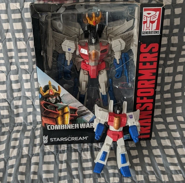 TRANSFORMERS GENERATIONS COMBINER Wars Leader StarScream Seeker Jet
