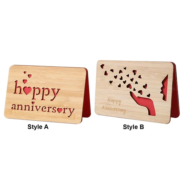 Biglietto D'anniversario Con Gufo E Scritta 'Always Love You', 145x145 Mm, Carta FSC Riciclata