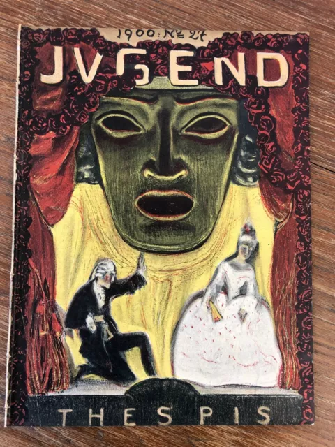 Revue JUGEND Nr 27 (1900)  ART NOUVEAU Jugendstil  Cover : Paul Rieth