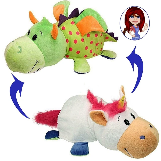 FLIPAZOO &IMOGEN DRAGON& & "Persephone Unicorn" 16" Reversible Plush