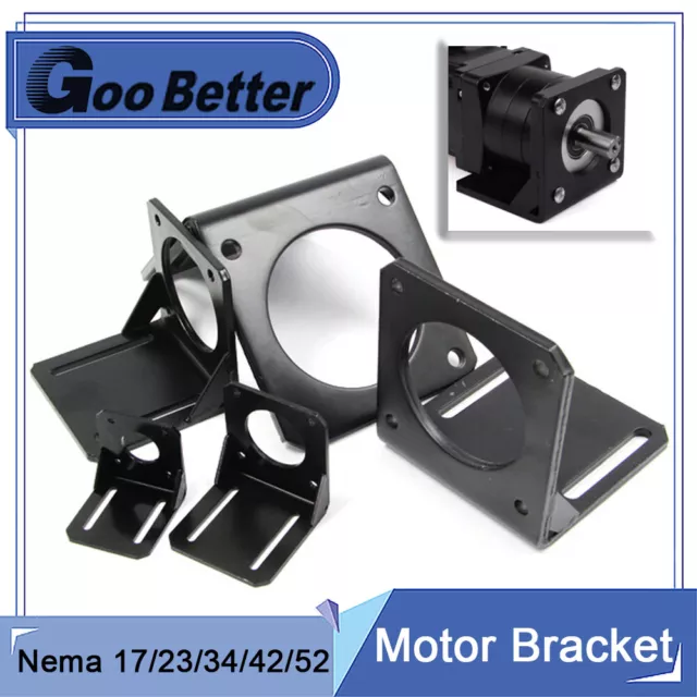 Nema 17/23/34/42/52 Stepper Motor Mounting Bracket Holder for 3D Printer CNC