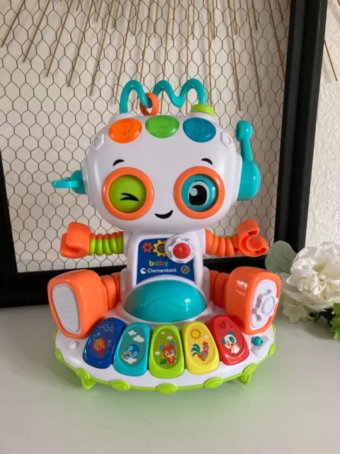 🍓 Jouet Bébé Baby Clementoni Yoko Le Robot Rigolo Interactif Fonctionne