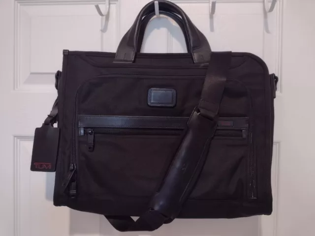 Tumi 26110D2 Alpha 2 Slim Deluxe Ballistic  Portfolio Bag, Laptop, Files Case
