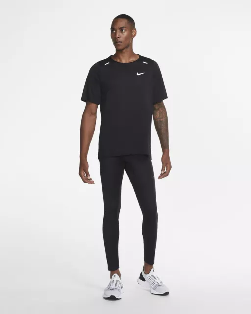 Puerto Guiño étnico NIKE SHIELD TECH Running Tights Black Size Medium Reflective CU6077-010  $59.99 - PicClick