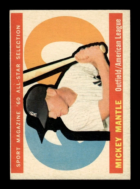 1960 Topps Set Break #563 Mickey Mantle AS VG-VG/EX *BNCARDS* 1960 Topps Set Break #563 Mickey Mantle AS VG-VG/EX *BNCARDS*
