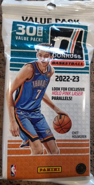 2022-23 Panini Donruss Basketball 30 Card Value Pack - Factory Sealed