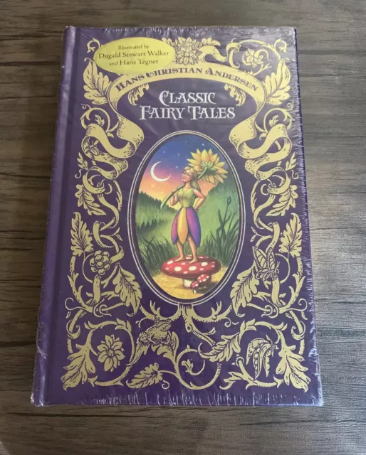 HANS CHRISTIAN ANDERSEN: Classic Fairy Tales Leather Illustrated Sealed