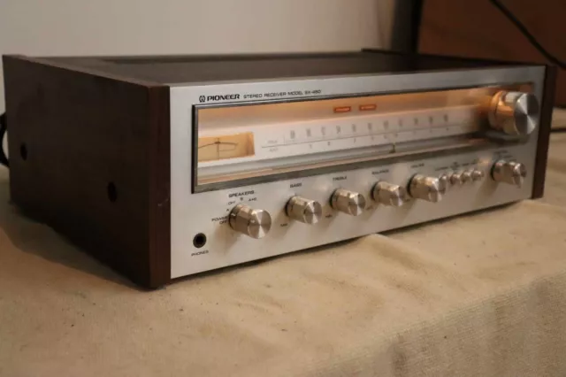 amplificateur intégré tuner vintage ampli hifi pioneer sx450 1970/1980