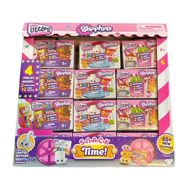 Shopkins 24 Pack Season 16 Snack Time Real Littles Mini Packs Blind New