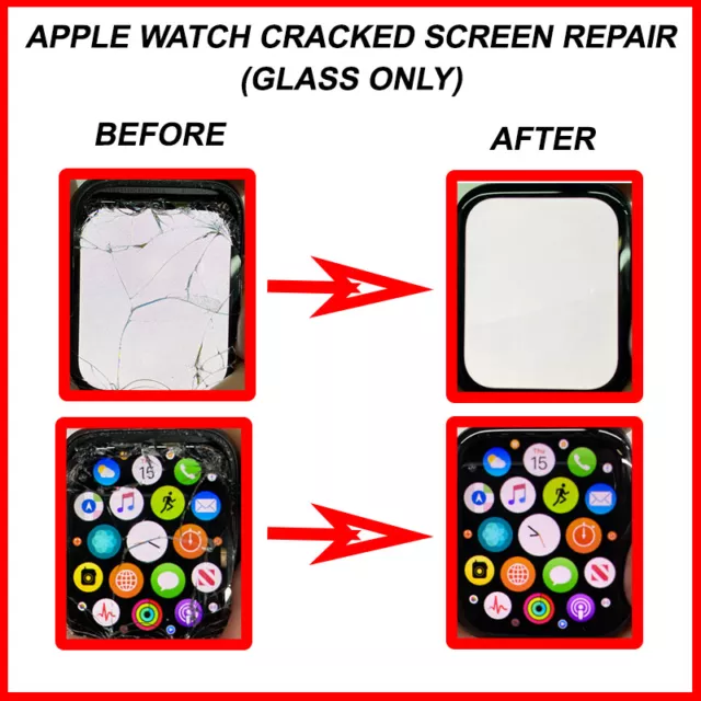 Apple Watch Series 4 5 SE 6 - Screen Glass Repair OEM GLASS LIFETIME WARRANTY