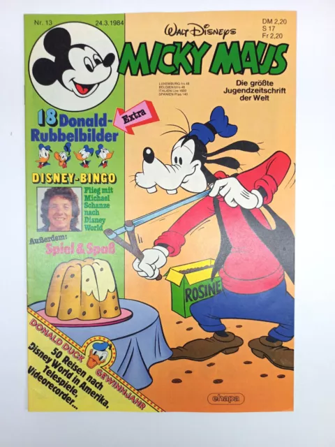 Micky Maus Heft Nr. 13 | 1984 | Top Zustand | komplett mit Beilage