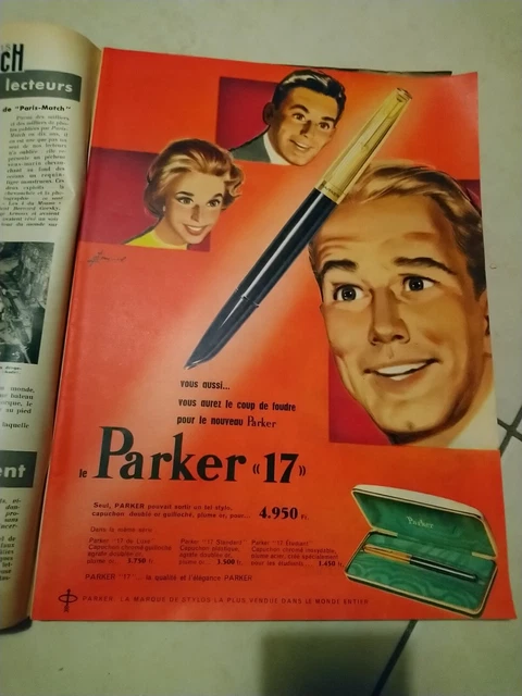 Publicité Vintage Advertising Stylo Parker (Mai 1959) PUB VINTAGE