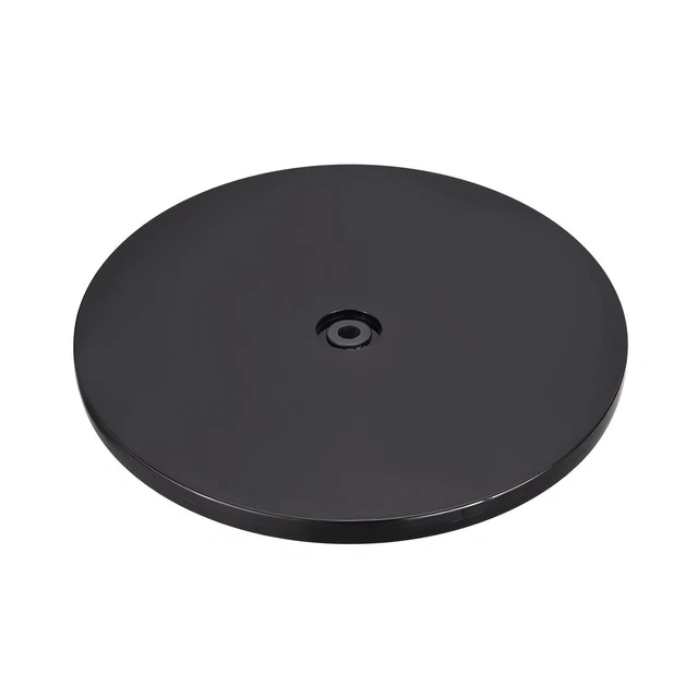 8" Rotatorio Giratorio Soporte con Acero Bolas Rodamientos Lazy Susan Base Negro