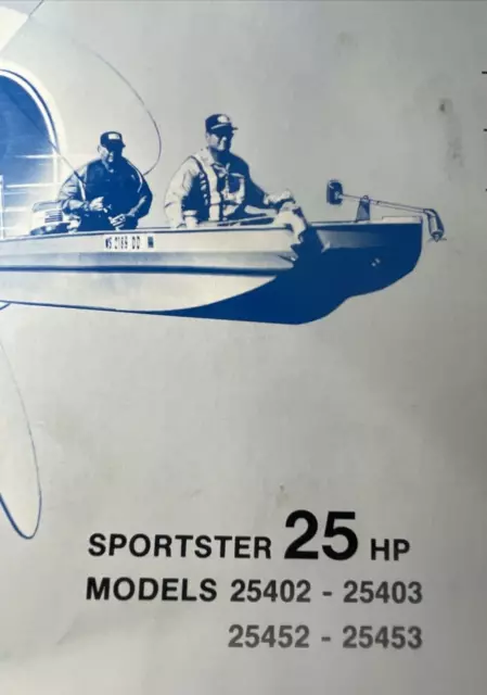 1974 Evinrude 25 HP OMC Outboard Service Shop Repair Manual 5016 FREE 1ST CLASS 3