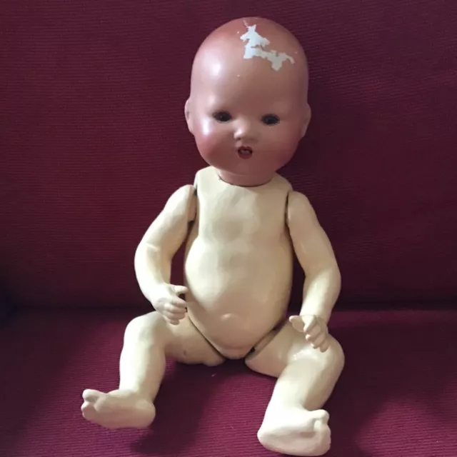 BND London Antique Bisque Dream Baby Doll  British National Dolls