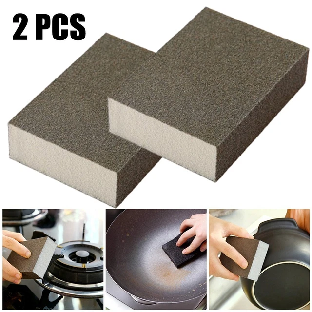 Juego de 2 piedras de limpieza para barbacoa inodoras y no tóxicas para limpieza profunda
