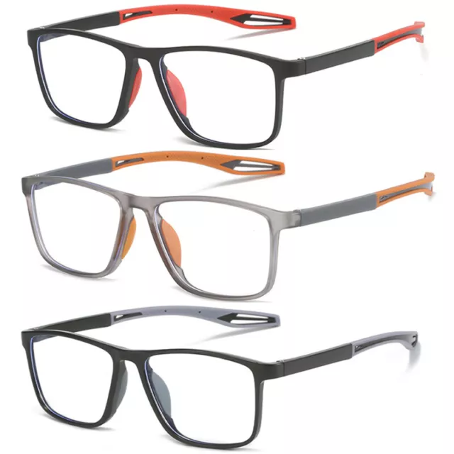 3PK Myopia Glasses Nearsighted TR Frame Men Outdoor Sport Eyeglass Frames