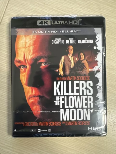 Killers of the Flower Moon (2023) 4K UHD Blu-Ray (REGION B LOCKED) Like New