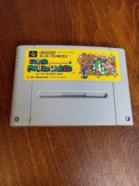 SUPER MARIO WORLD Super Famicom SFC Nintendo SNES Japan A87 EUR 7,55 ...