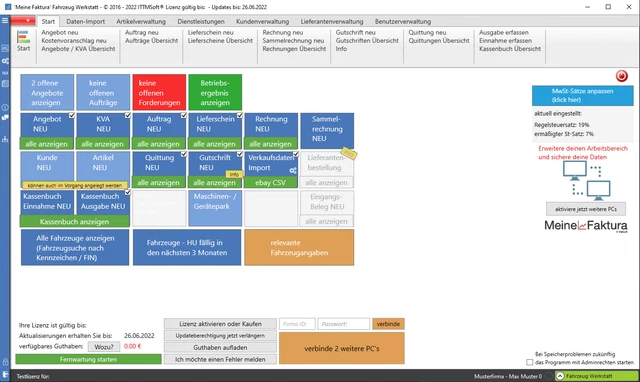 CAR AUTOMOTIVE INVOICING Program Invoicing Software Vehicle Workshop ...
