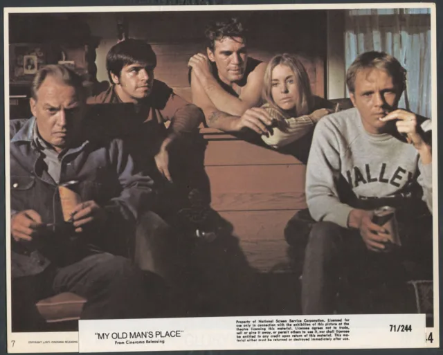 WILLIAM DEVANE MICHAEL MORIARTY MITCHELL RYAN TOPO SWOPE My Old Man's Place ’71
