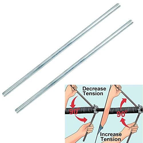 1/2 pulgadas de diámetro x 18 pulgadas de largo resorte de torsión varillas de bobinado puerta de garaje...