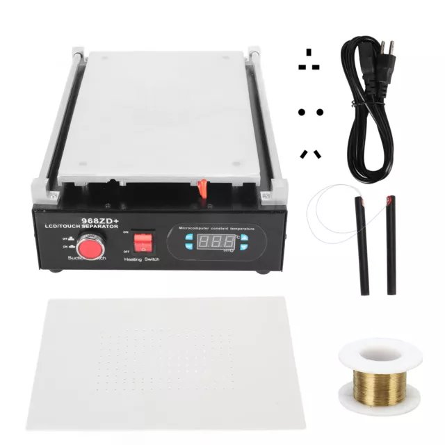 968ZD Screen Separator Machine 14in 800W Heating Plate LED for Phone Tablet