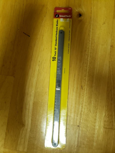 Great Neck 10 pack 10" hacksaw blades