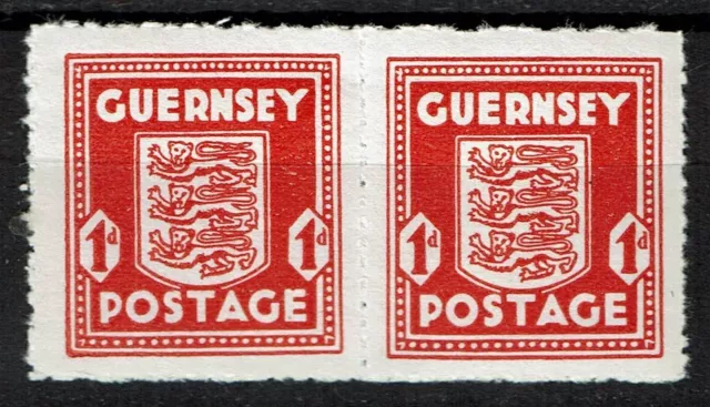 Guernsey 2 b v Paar postfrisch, geprüft Wieneke BPP, Mi. 40,-