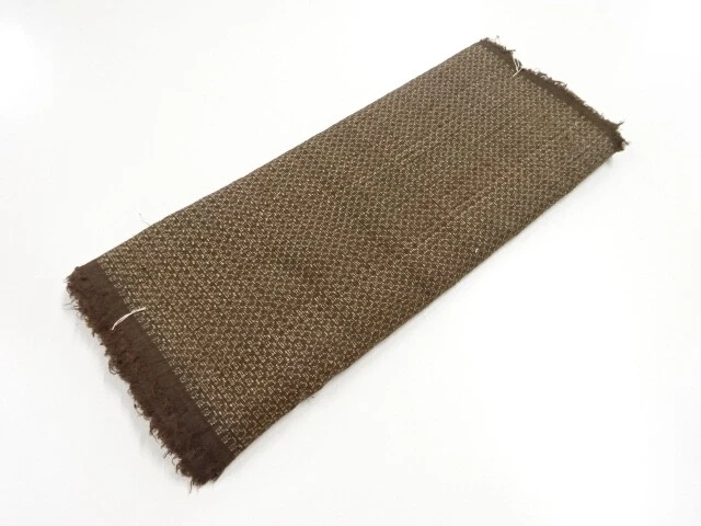 6651531: Japanese Kimono / Antique Araihari For Haori / Doro Oshima Tsumugi / Wo