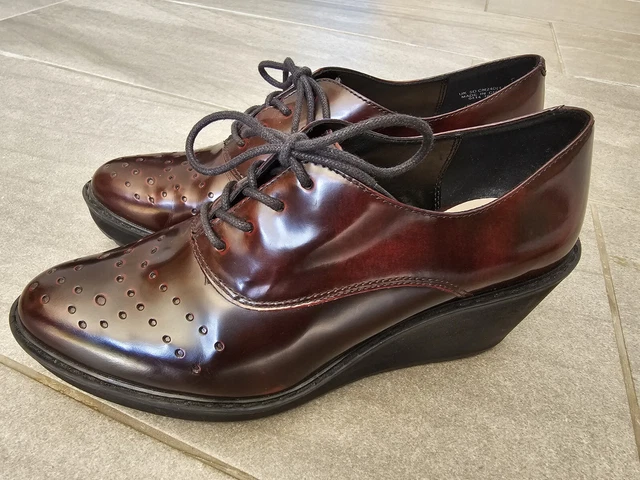 Clarks clearance oxblood brogues