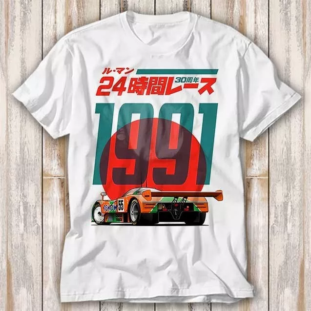 Japanese 787B Anniversary 30th Le Mans T Shirt Adult Top Tee Unisex 3969