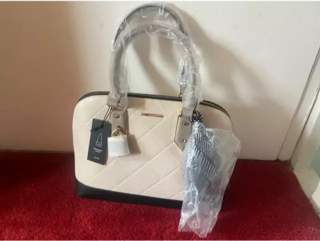 New Aldo beige and black handbag